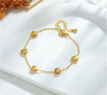 18k Gold Plated Heart Bracelet